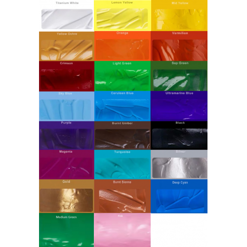 ACRYLIC COLOURS & PAINTS